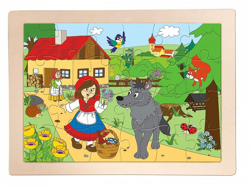 Puzzle "Červená karkulka"