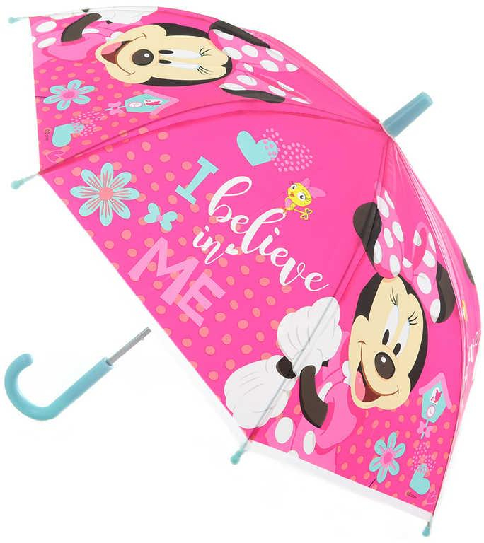 Deštník dětský Disney Minnie Mouse 65x65x6cm manuální otevírání