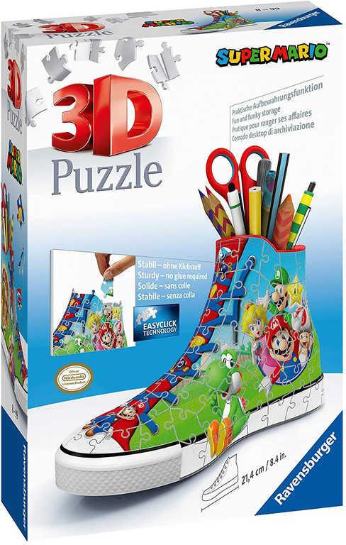 RAVENSBURGER Puzzle 3D Kecka Super Mario stojánek na tužky 108 dílků