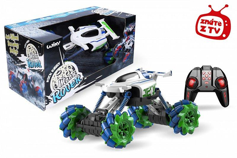 Auto Moon Rover RC na dálkové ovládání 35 cm, zelený