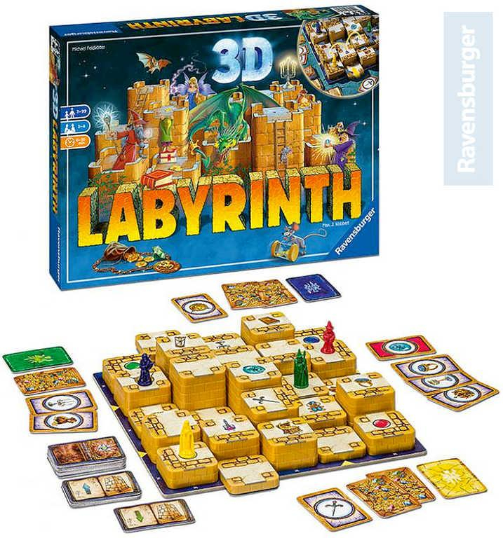 RAVENSBURGER Hra Labyrinth 3D *SPOLEČENSKÉ HRY*