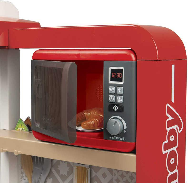 SMOBY Mikrovlnná trouba Tefal dětská s doplňky na baterie Světlo Zvuk