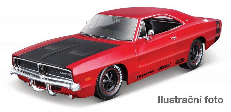 Maisto - 1969 Dodge Charger R/T, červená, Classic Muscle, 1:25