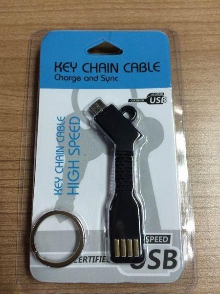 Micro USB kabel na klíče