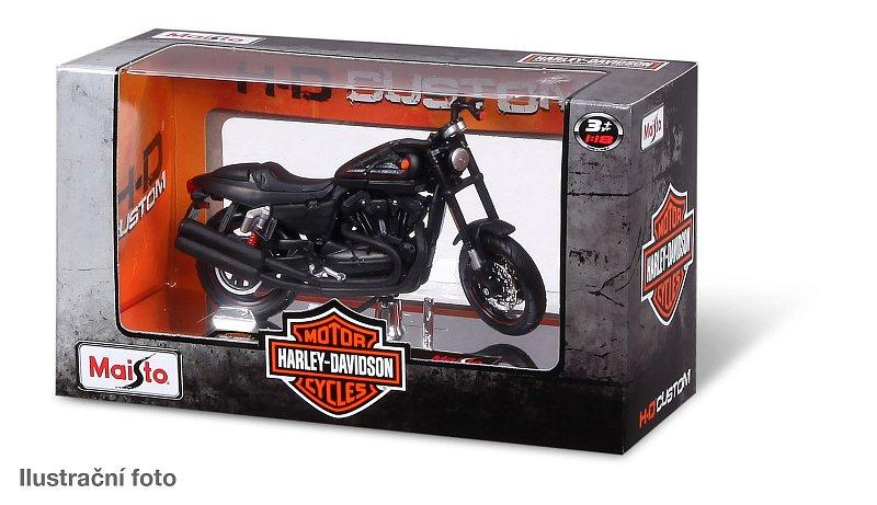 M. Harley-Davidson Motorcycles, assort, window box, 1:18