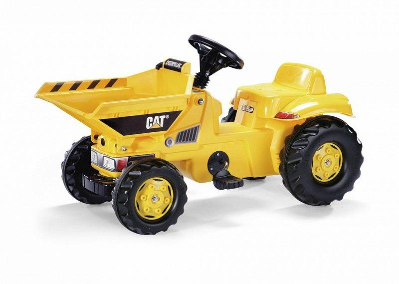 Šlapací traktor Rolly Kid Dumper CAT s nakladačem