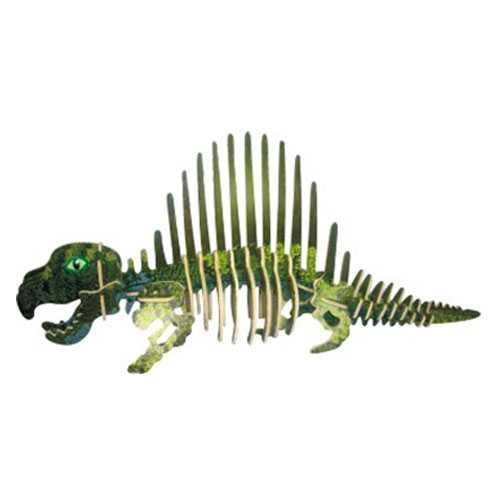 Woodcraft Dřevěné 3D puzzle Dimetrodon v barvě