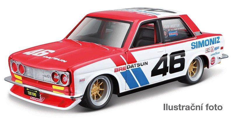 Maisto - Design Tokyo Mods - BRE Datsun 510, červeno-bílá s číslem 46, 1:24