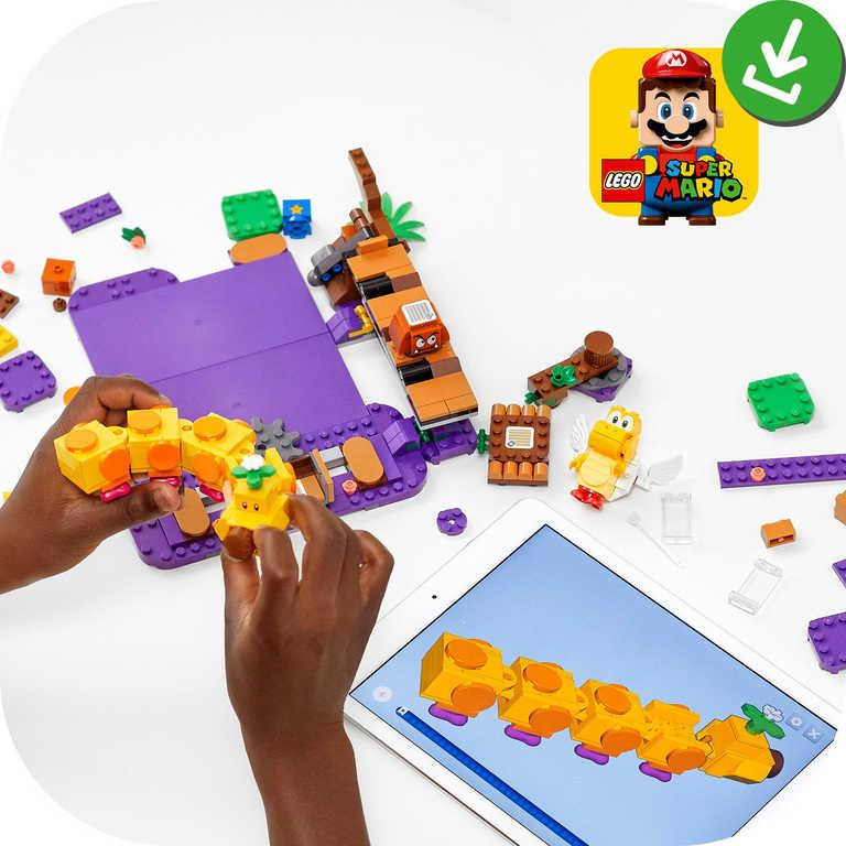 LEGO SUPER MARIO Wiggler a jedovatá bažina 71383 STAVEBNICE