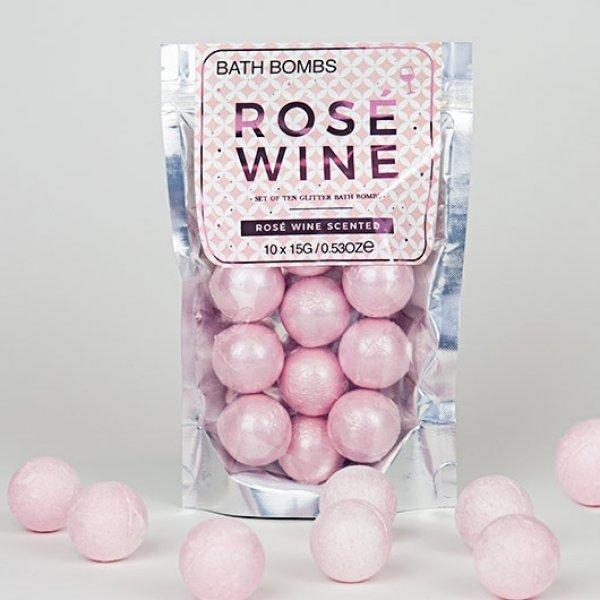 Šumivé koule do koupele - Rosé