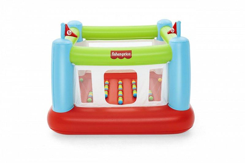 Nafukovací hrací centrum Fisher-Price s míčky (50ks), 1,75 x 1,73 x 1,35m