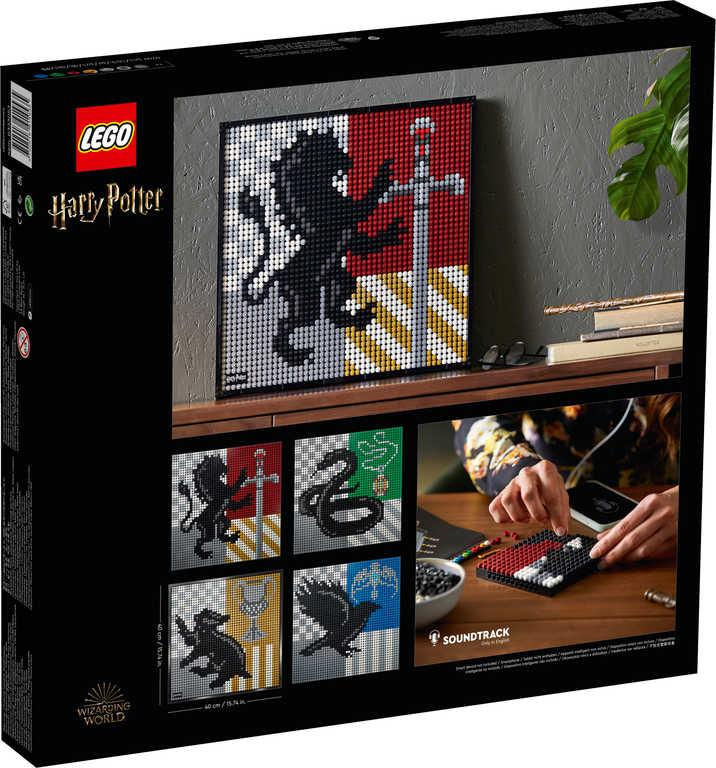 LEGO ART Harry Potter Erby bradavických kolejí 31201 STAVEBNICE