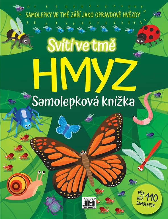 JIRI MODELS Knížka samolepková Hmyz svítí ve tmě