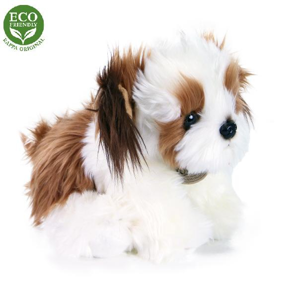 Plyšový pes shih tzu sedící 28cm ECO-FRIENDLY