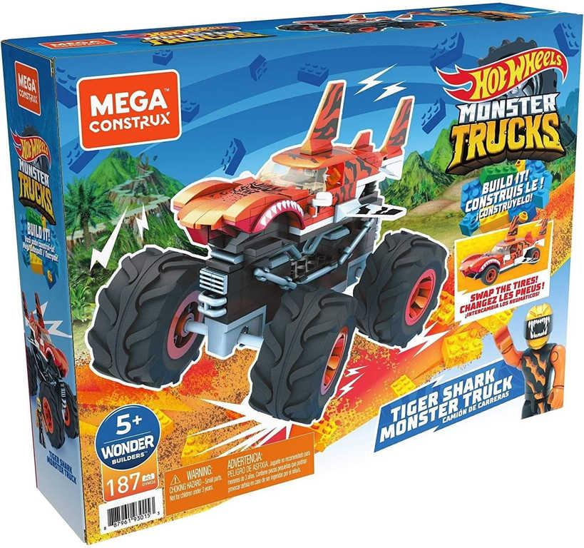 MEGA CONSTRUX Auto Monster Truck set s figurkou 2 druhy STAVEBNICE